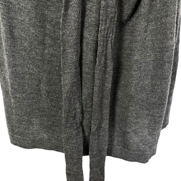Ann Taylor Loft Womens Gray Wool Blend Pleated Blouson Sweater Dress Knit sz M - Picture 7 of 16